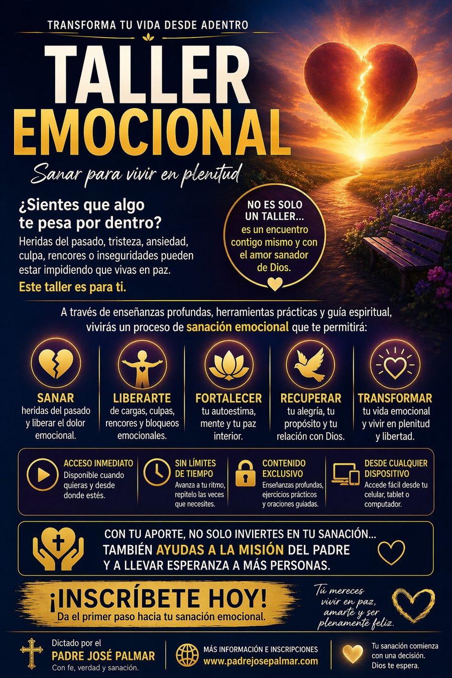 Taller Emocional: sanar para vivir en plenitud